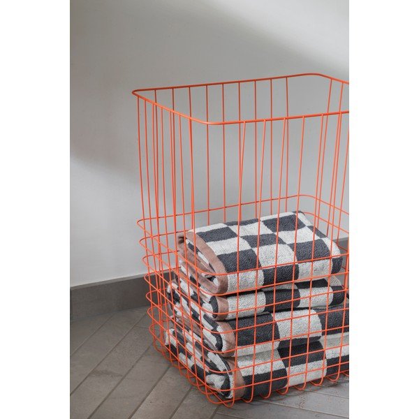 Oranžen kovinski/tekstilni koš za perilo 64 l Store-It – Mette Ditmer Denmark-image-1