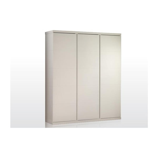 Bela garderobna omara Vipack Lara, višina 204 cm-image-2