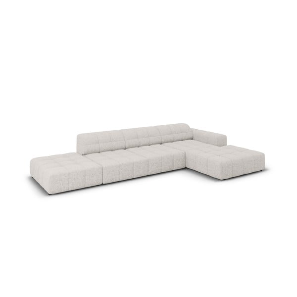 Svetlo siva kotna sedežna garnitura (desni kot) Chicago – Cosmopolitan Design-image-3