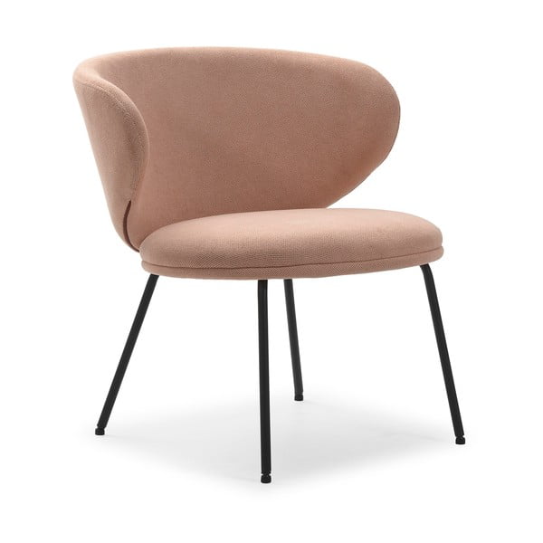 Svetlo rožnat fotelj Rush – Marckeric