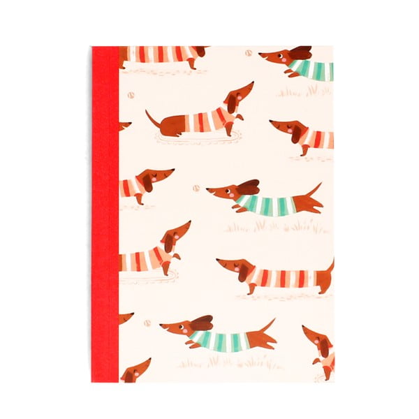 A6 zvezek 60 str. Sausage Dog – Rex London