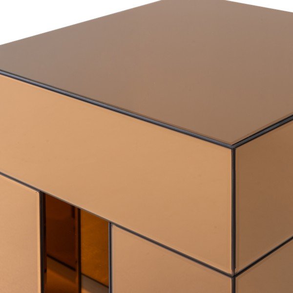 Stranska mizica v sijajnem dekorju 45x45 cm Mirrox – WOOOD-image-4