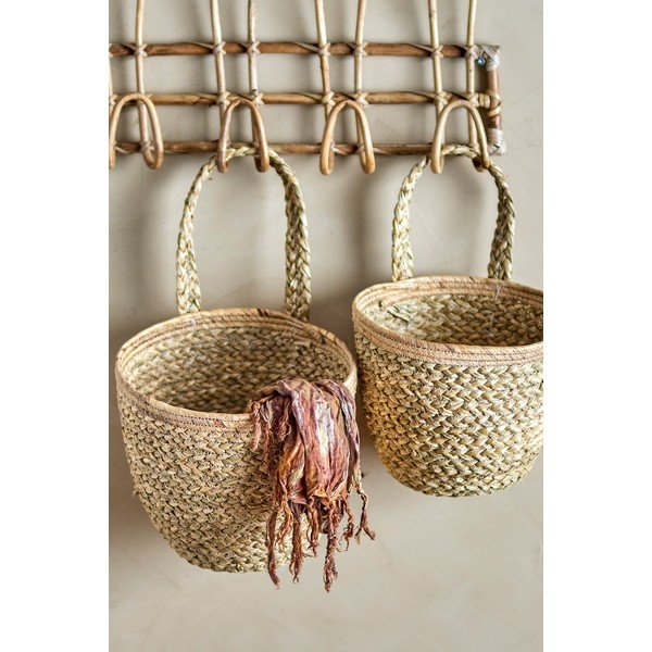 Košare v kompletu 2 ks iz morske trave ø 26x41 cm Amia – Bloomingville-image-3