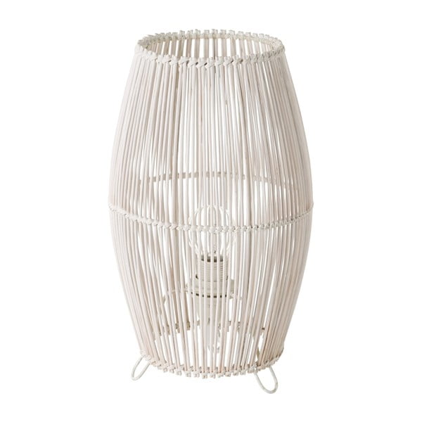 Bela bambusova namizna svetilka z bambusovim senčnikom (višina 29 cm) – Casa Selección