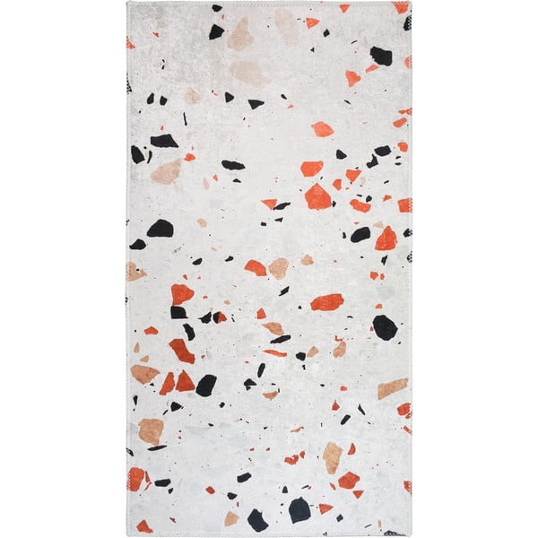 Oranžna/slonokoščena pralna preproga 160x230 cm Italian Stone – Vitaus