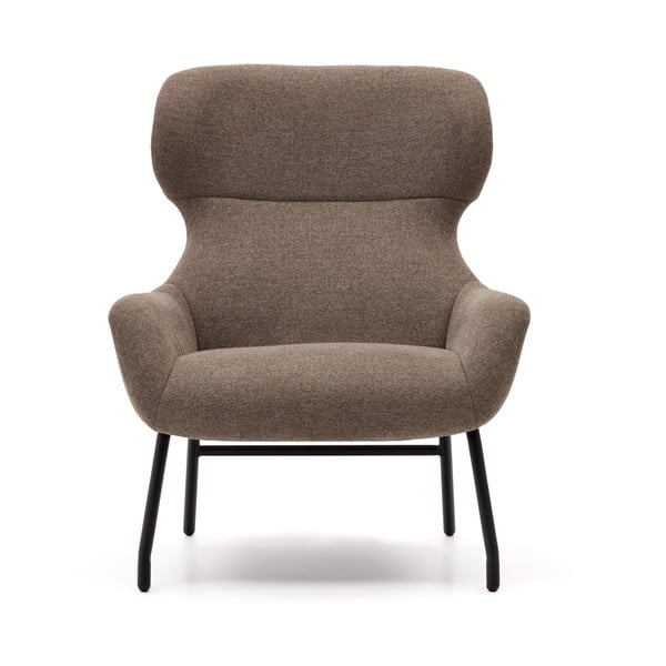 Rjav fotelj Belina – Kave Home-image-2