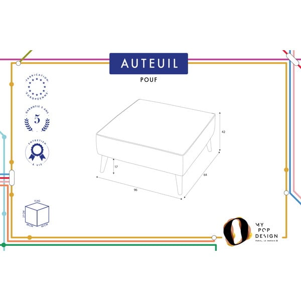 Zelen tabure My Pop Design Auteuil-image-3