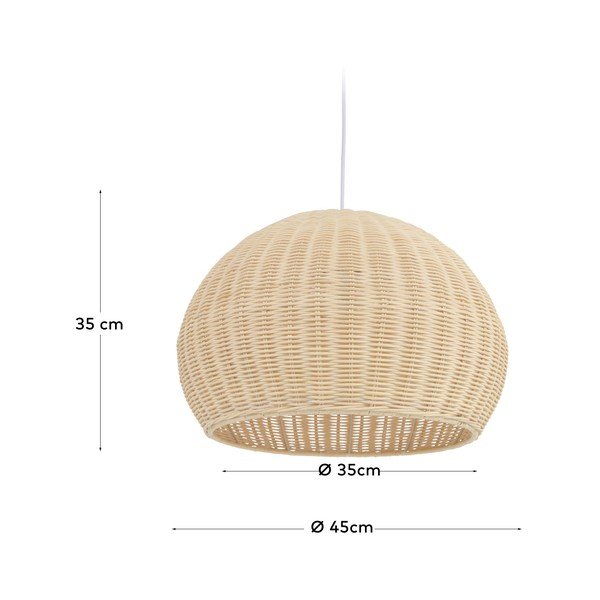 Senčnik iz ratana  ø 45 cm Deyarina - Kave Home-image-3