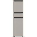 Siva visoka in ozka kopalniška omarica 33x121 cm Lemont – Germania