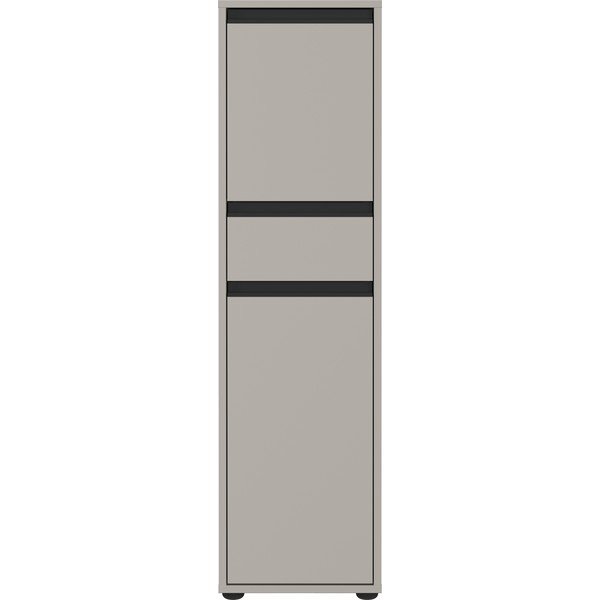 Siva visoka in ozka kopalniška omarica 33x121 cm Lemont – Germania