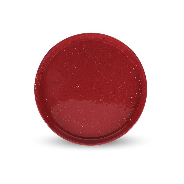 Bordo rdeč desertni porcelanast krožnik ø 20,5 cm Fika – ONA