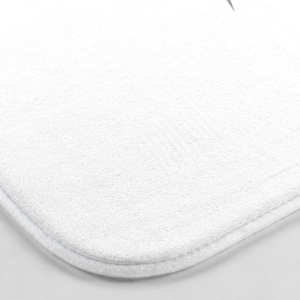 Kopalniška preproga 45x75 cm v beli in srebrni barvi Orbella – douceur d'intérieur-image-2