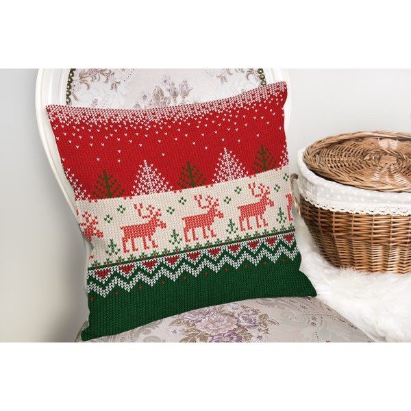 Prevleka za blazino z božičnim motivom 43x43 cm Merry Christmas – Mila Home-image-1