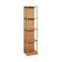 Regal v hrastovem dekorju v naravni barvi 45x180x37 cm Noblesse – Hübsch