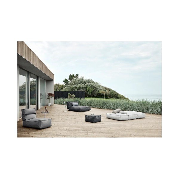 Svetlo modri oblazinjeni vrtni ležalnik STAY - Blomus-image-4