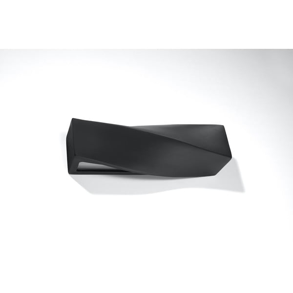 Črna keramična stenska svetilka Sollux Taurus-image-3