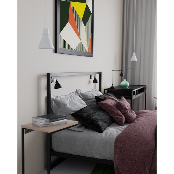Črna stenska svetilka ø 12 cm Freja – CustomForm-image-3
