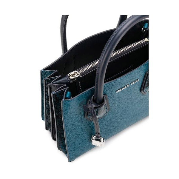 Modro-zelena usnjena torba Michael Kors Messenger-image-3
