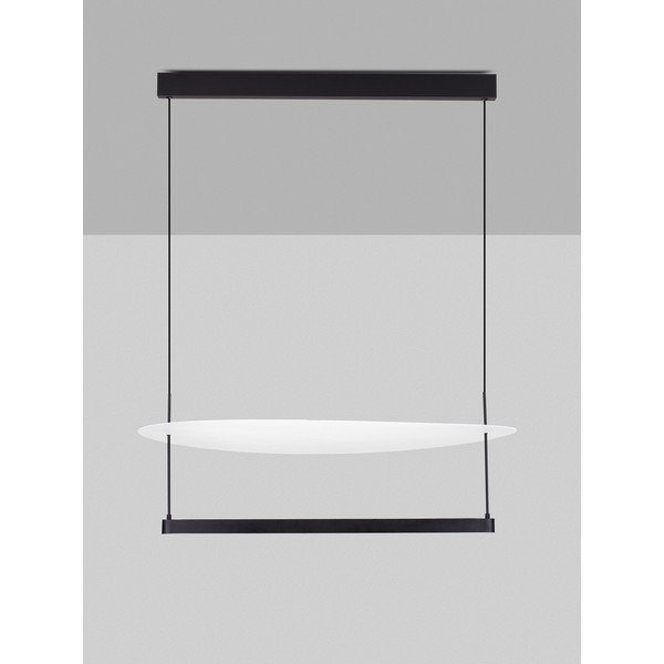 Bela/mat črna aluminijasta LED zatemnitvena viseča svetilka ø 80 cm Diona – Nova Luce-image-3