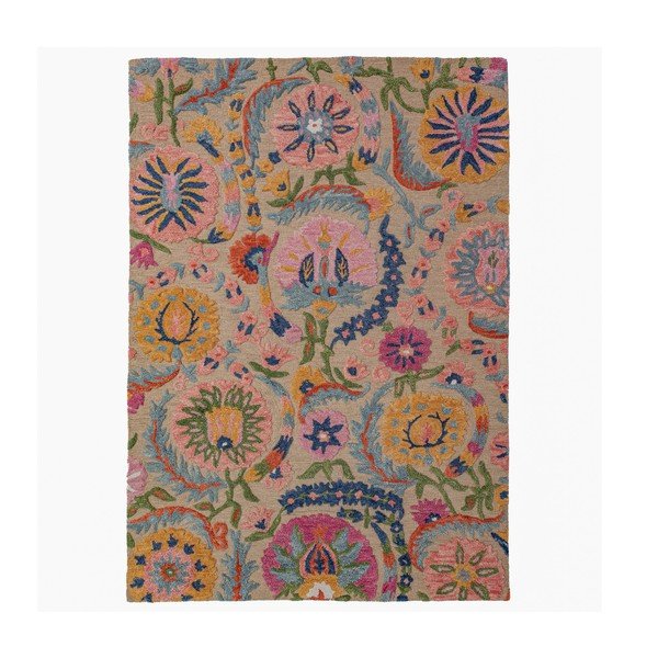 Ročno tkana volnena preproga 200x300 cm Amira Floral  – Flair Rugs
