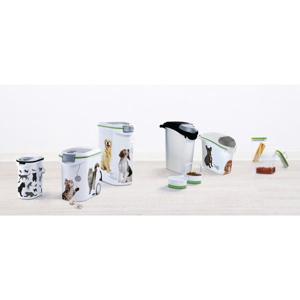 Bela posoda za pasjo hrano Curver, 23 l-image-1