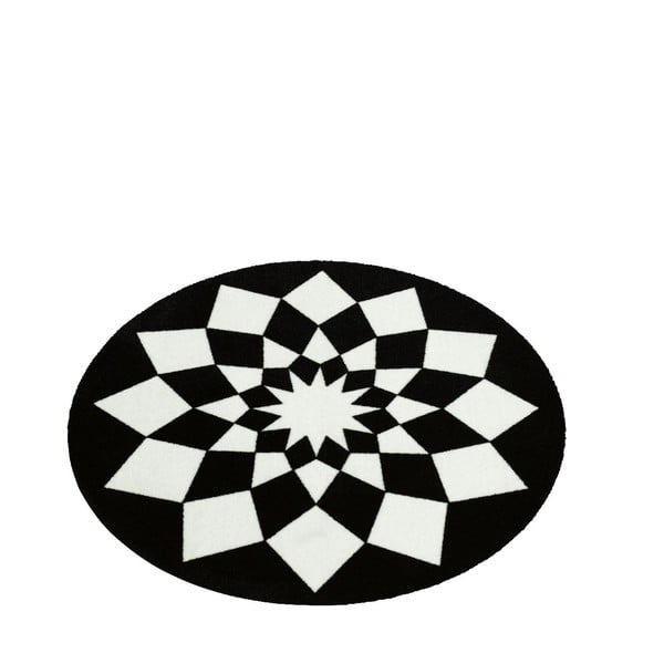 Preproga Deko - črna geometrija, 100 cm-image-2