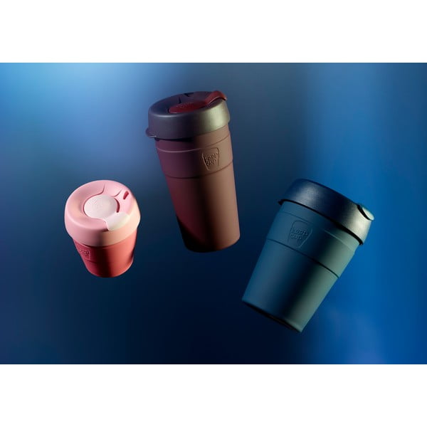 Temno modra potovalna skodelica s pokrovom KeepCup Spruce Thermal, 340 ml-image-1