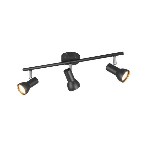 Črno točkovno svetilo ø 8 cm Cantar – Reality-image-3