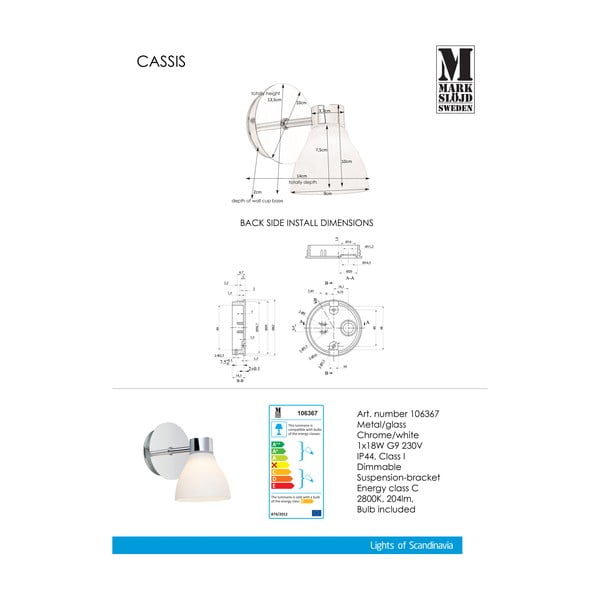 Stenska svetilka Markslöjd Cassis-image-4