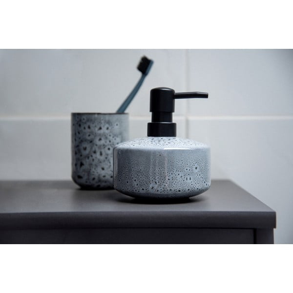 Siva keramična posoda za zobne ščetke Wenko Oviedo-image-3