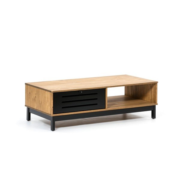 Lesena klubska mizica s črnimi nogami Marckeric Alessia-image-2