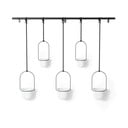 Plastični okrasni cvetlični lonci v kompletu 5 ks za zelišča/viseči ø 7,5 cm Triflora – Umbra