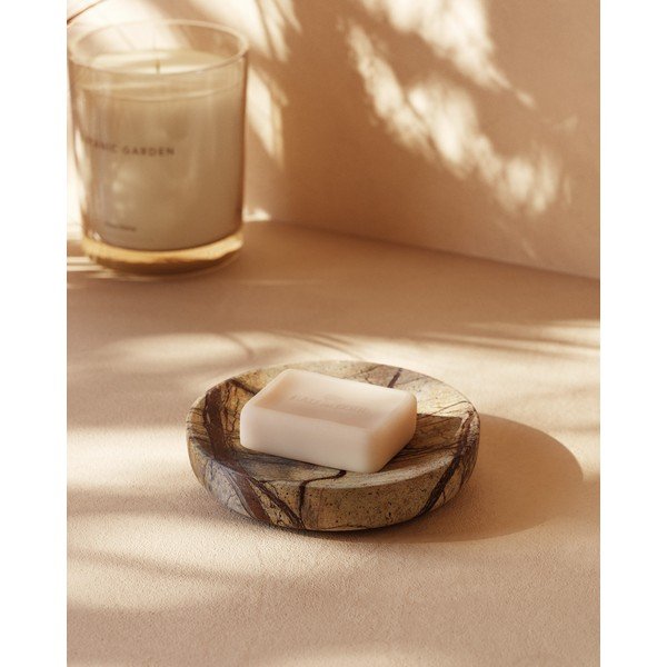 Marmorni podstavek za milo v naravni barvi Spalsh – Kave Home-image-1