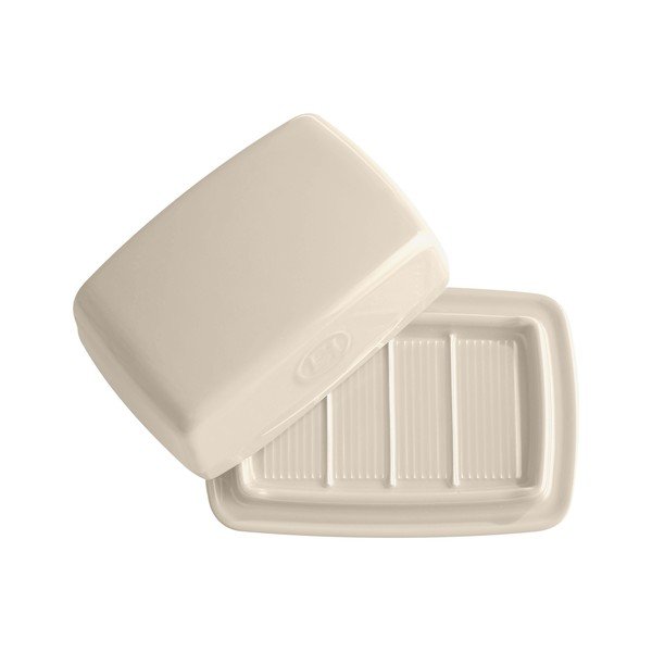 Kremno bela keramična posoda za maslo – Emile Henry-image-1