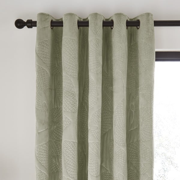 Zelene zavese v kompletu 2 kos 229x168 cm Pinsonic - Catherine Lansfield
