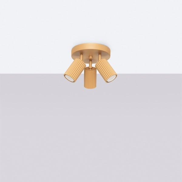 Točkovno svetilo v zlati barvi Gleam – Sollux-image-3