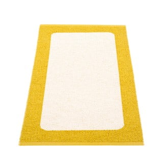 Gorčično rumena/kremno bela notranja in zunanja preproga 70x120 cm Ilda Mustard – Pappelina