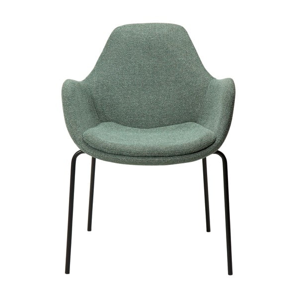 Svetlo zelen fotelj iz tkanine bouclé Zimmer – DAN-FORM Denmark