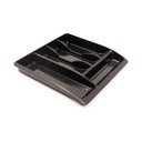 Črn organizator za jedilni pribor Addis Classic, 40 x 38,5 cm