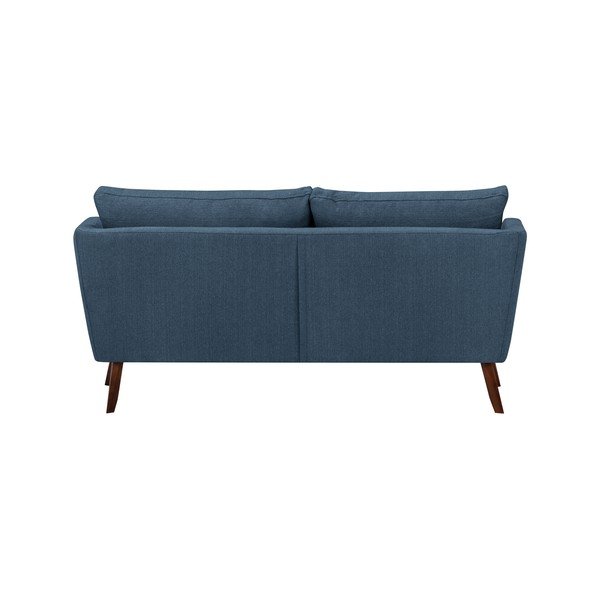 Modra trisedežna zofa Mazzini Sofas Elena, z ležalnikom v levem kotu-image-4