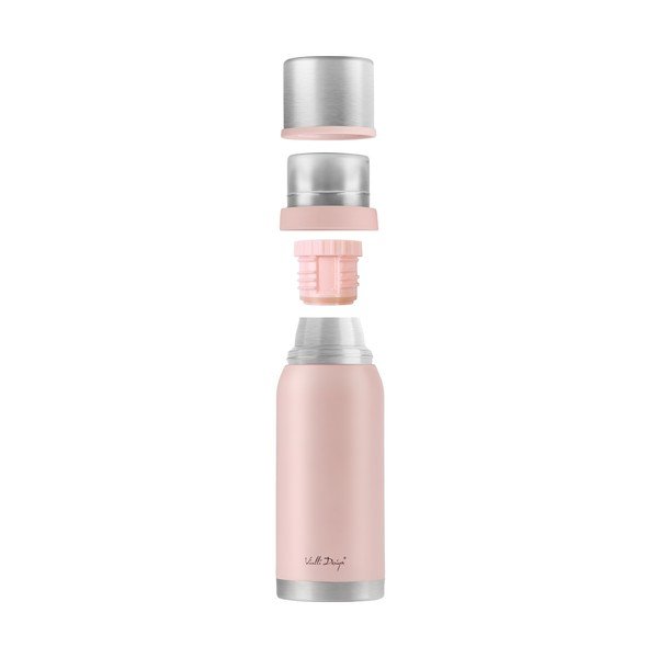 Rožnata potovalna termo skodelica Vialli Design Fuori, 1 l-image-3