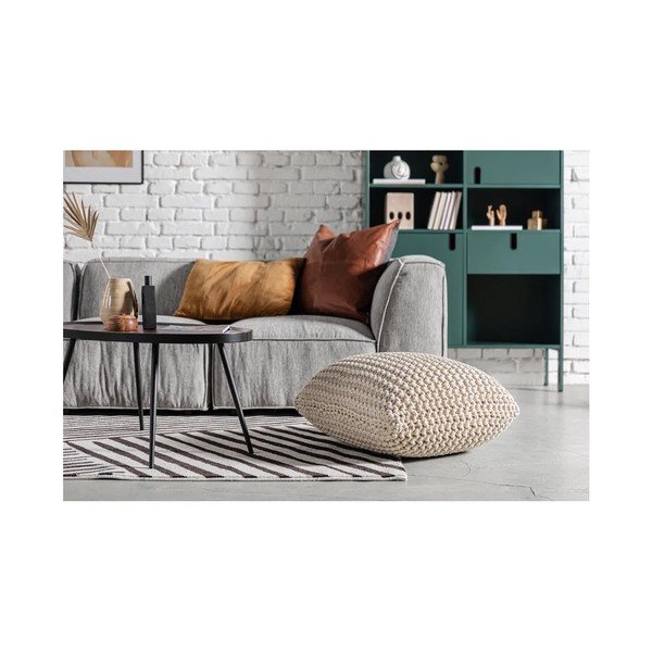 Rdeč pleten tabure Knit – Bonami Essentials-image-1