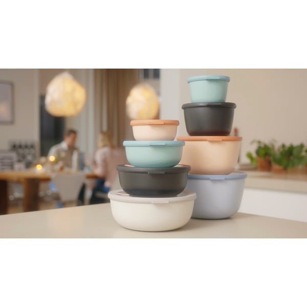 Posode za malico v kompletu 3 ks Nordic black – Mepal-image-1