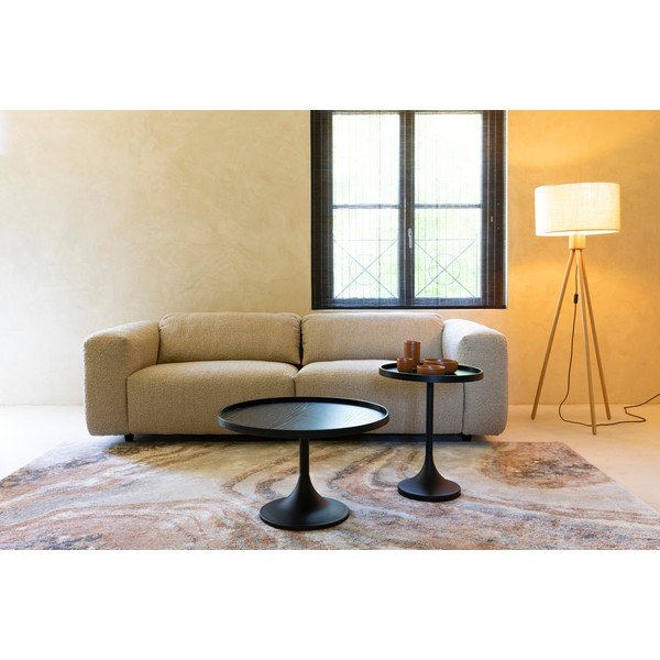 Črna okrogla klubska mizica ø 69 cm Jason – Zuiver-image-3