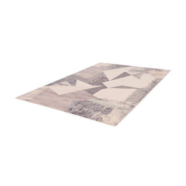 Rožnata/bež volnena preproga 133x180 cm Braque alabaster – Agnella-image-4