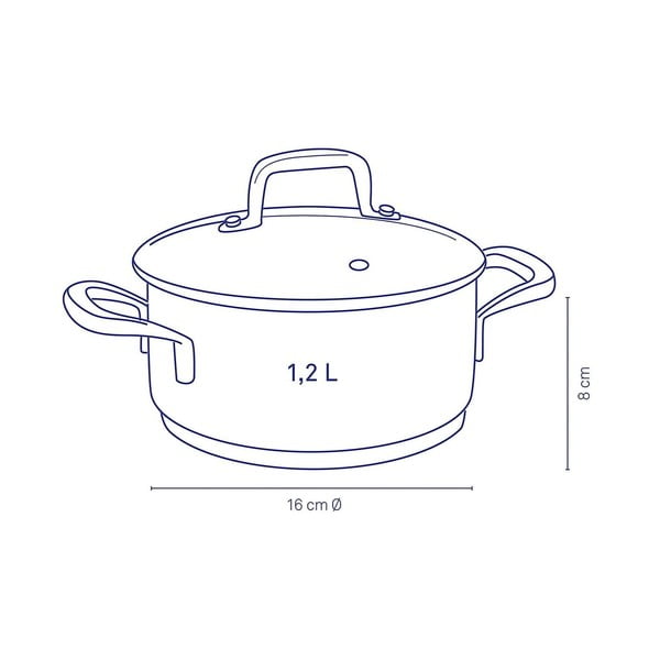Lonec iz nerjavečega jekla s pokrovom Kela Flavoria, ø 16 cm-image-2