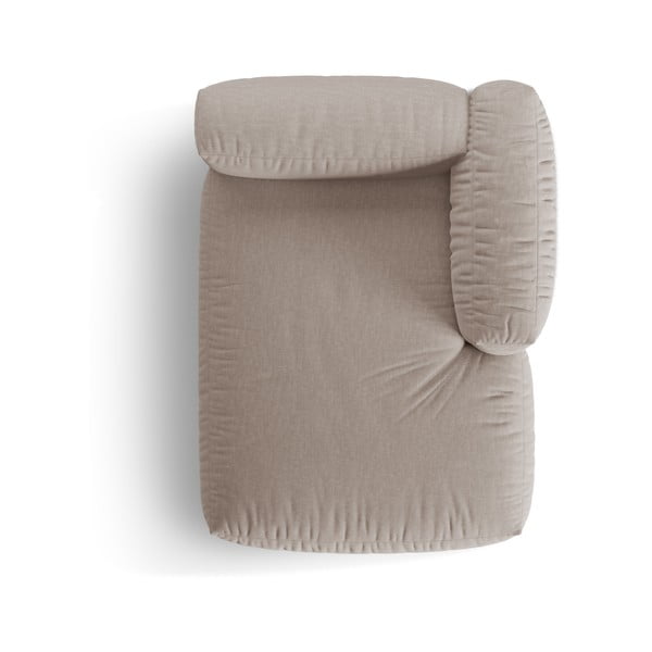 Bež modul za sedežno garnituro (desni kot) Martina – Micadoni Home-image-3