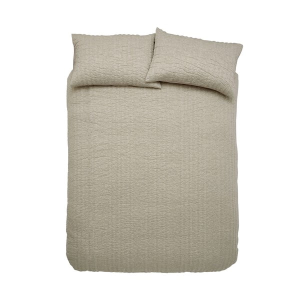 Bež podaljšana posteljnina za zakonsko posteljo 230x220 cm Tamba Stripe – Pineapple Elephant