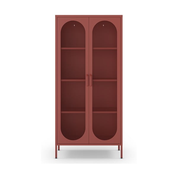 Opečnato oranžna omarica 80x170 cm Diora – Marckeric