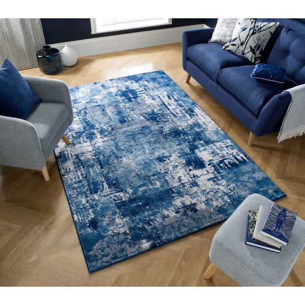 Modra preproga 120x170 cm Cocktail Wonderlust – Flair Rugs-image-1